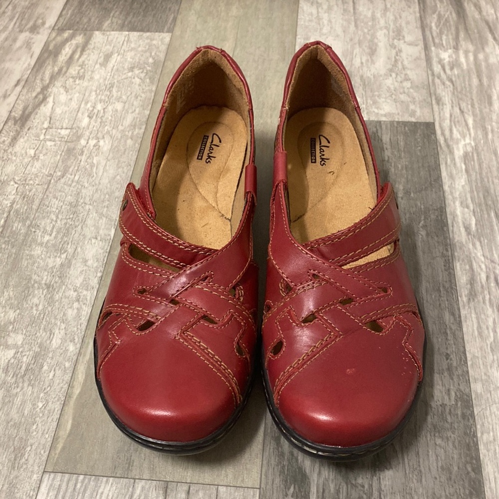 Clarks velcro shoes